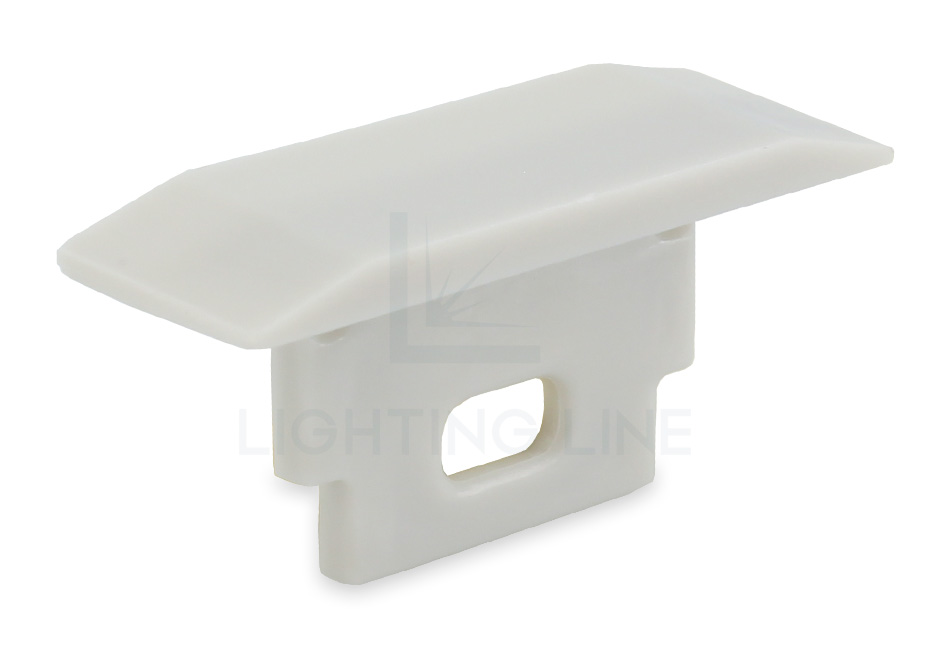 Tapa para perfil en aluminio para tiras de led PRA-RE08-GP-W Tapa para perfil en aluminio para tiras de led PRA-RE08-GP-W