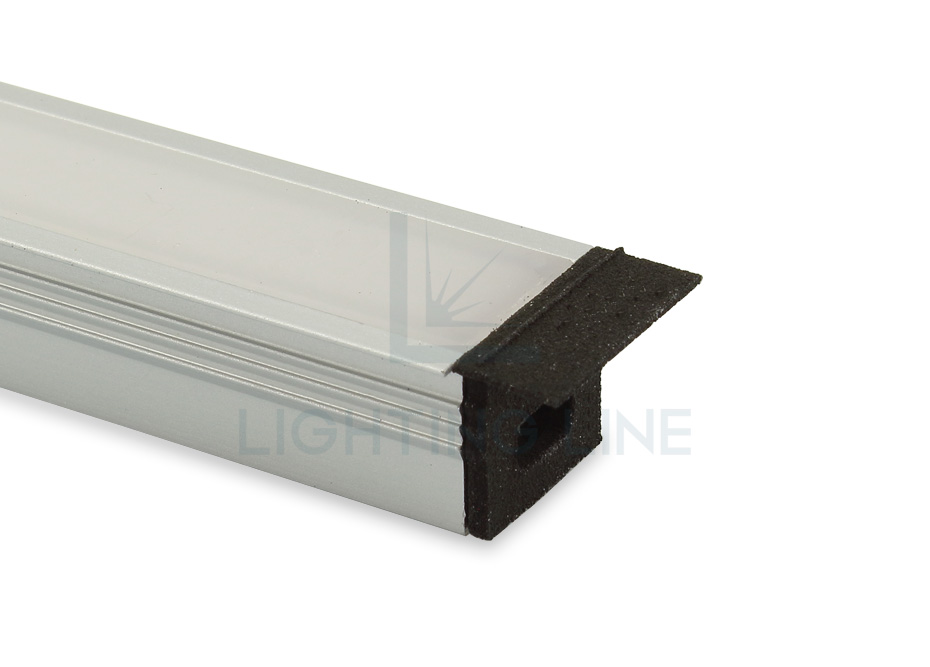 Tapa para perfil en aluminio para tiras de led PRA-RE11-BP-W