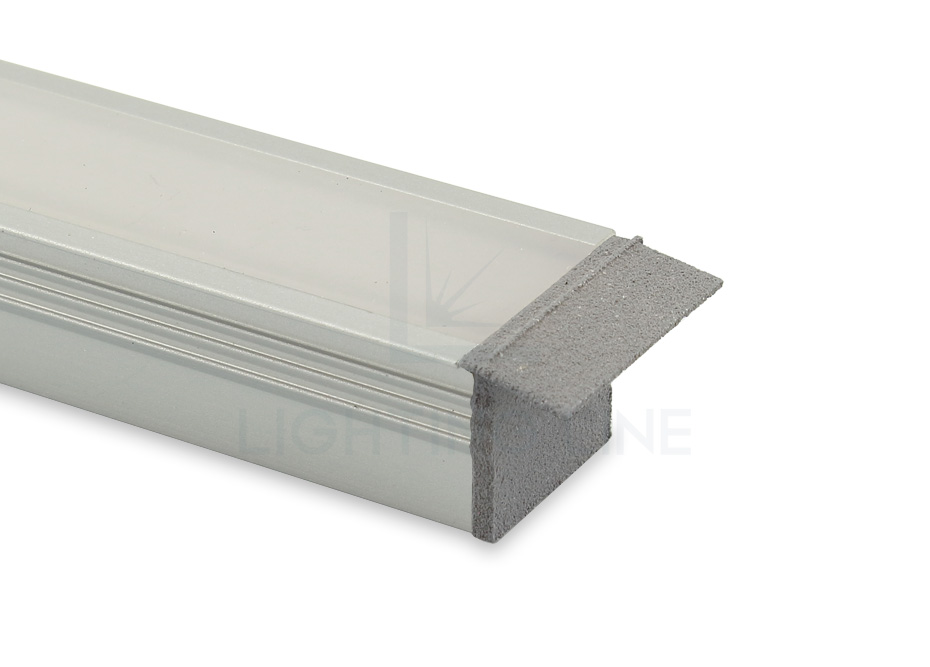 Tapa para perfil en aluminio para tiras de led PRA-RE11-GP-N