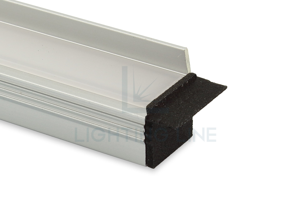 Tapa para perfil en aluminio para tiras de led PRA-RE12D-BP-N Tapa para perfil en aluminio para tiras de led PRA-RE12D-BP-N