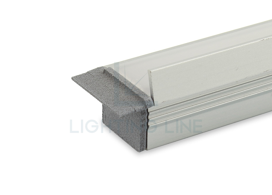 Tapa para perfil en aluminio para tiras de led PRA-RE12D-GP-N Tapa para perfil en aluminio para tiras de led PRA-RE12D-GP-N