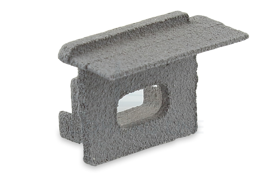 Tapa para perfil en aluminio para tiras de led PRA-RE12-GP-W