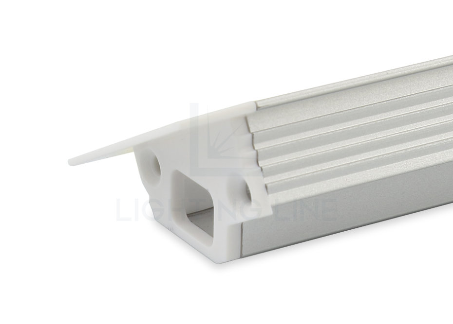 Tapa para perfil en aluminio para tiras de led PRA-RE13R-WP-U Tapa para perfil en aluminio para tiras de led PRA-RE13R-WP-U