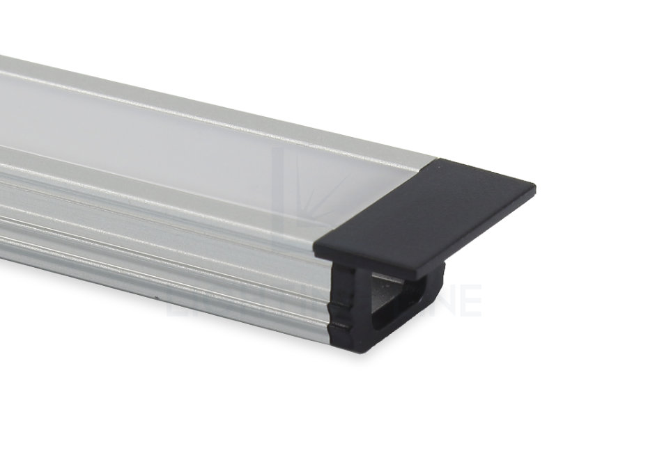 Tapa para perfil en aluminio para tiras de led PRA-RE14-BP-W