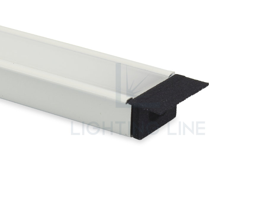 Tapa para perfil en aluminio para tiras de led PRA-RE15-BP-W Tapa para perfil en aluminio para tiras de led PRA-RE15-BP-W