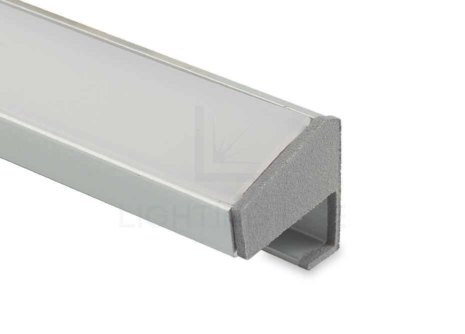 Tapa para perfil en aluminio para tiras de led PRA-SH01D-GP-U