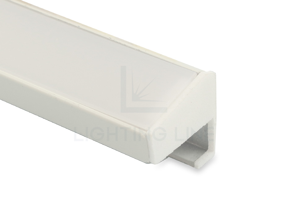 Tapa para perfil en aluminio para tiras de led PRA-SH01D-WP-U Tapa para perfil en aluminio para tiras de led PRA-SH01D-WP-U