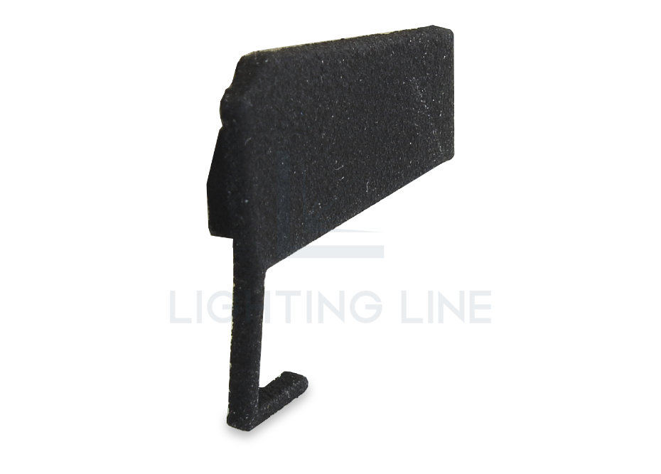 Tapa para perfil en aluminio para tiras de led PRA-SH01L-BP-U Tapa para perfil en aluminio para tiras de led PRA-SH01L-BP-U