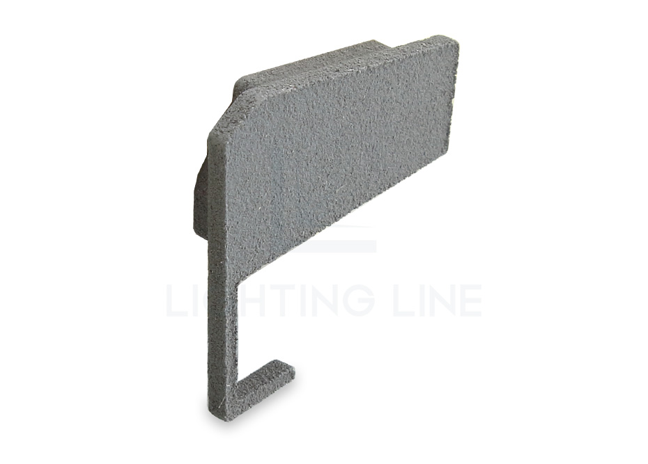 Tapa para perfil en aluminio para tiras de led PRA-SH01S-GP-U