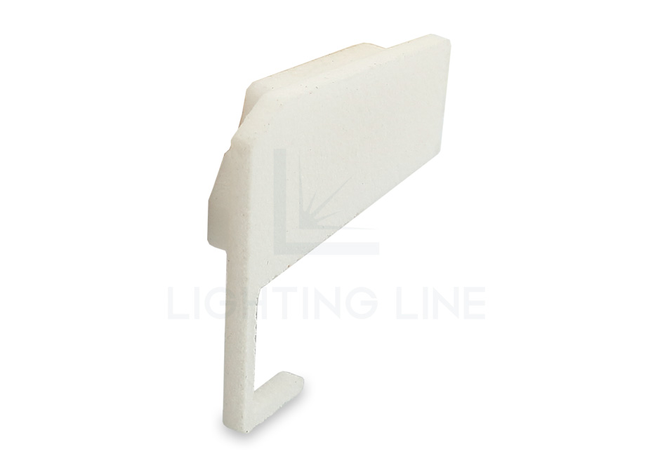 Tapa para perfil en aluminio para tiras de led PRA-SH01S-WP-U