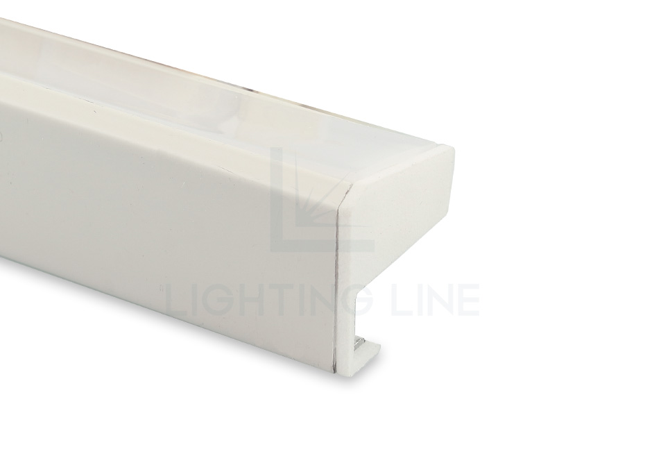 Tapa para perfil en aluminio para tiras de led PRA-SH01S-WP-U
