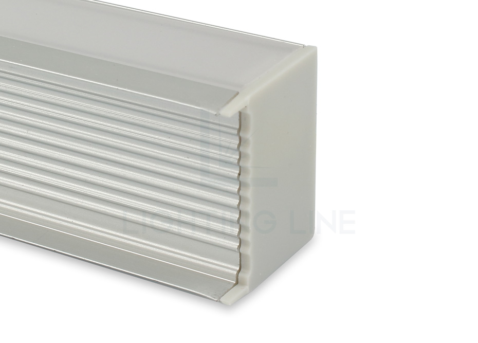 Tapa para perfil en aluminio para tiras de led PRA-SH03-GP-U