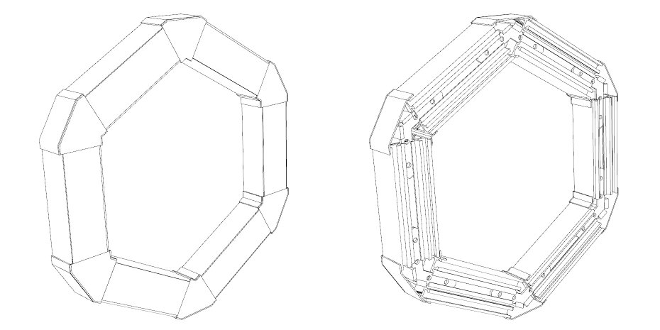 Tapa para perfil en aluminio para tiras de led PRA-SL02-3D-HE