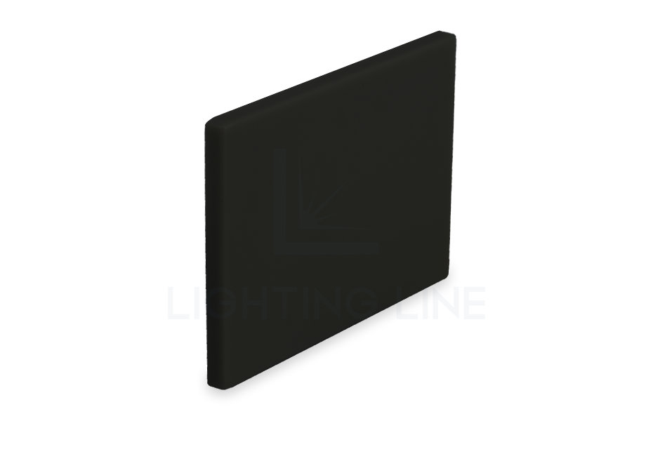 Tapa para perfil en aluminio para tiras de led PRA-SL02-BP-N