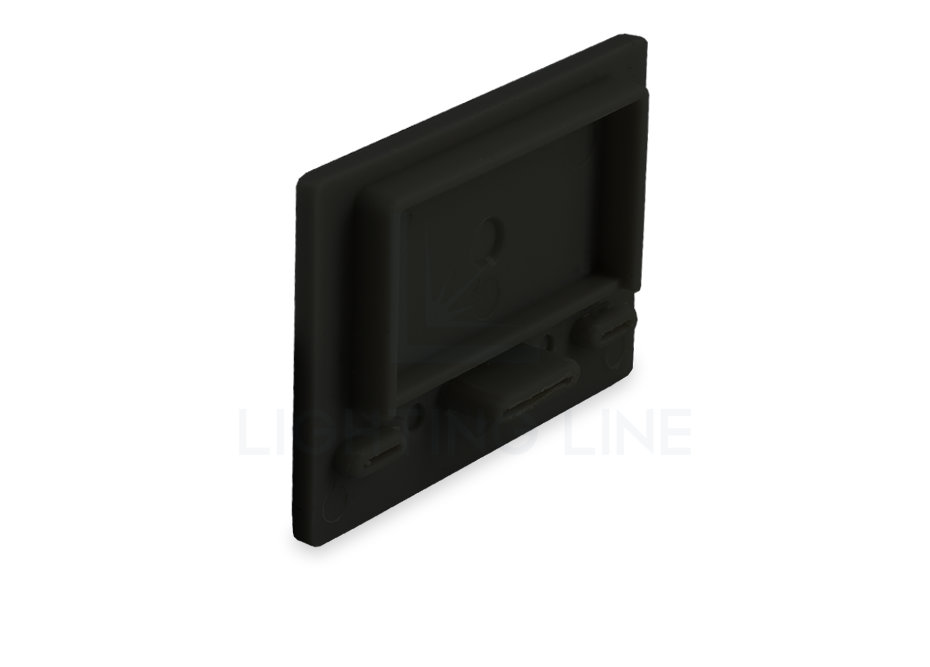 Tapa para perfil en aluminio para tiras de led PRA-SL02-BP-N