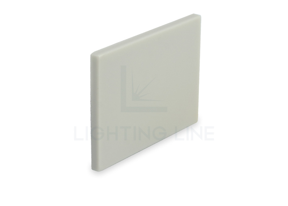 Tapa para perfil en aluminio para tiras de led PRA-SL02-GP-N