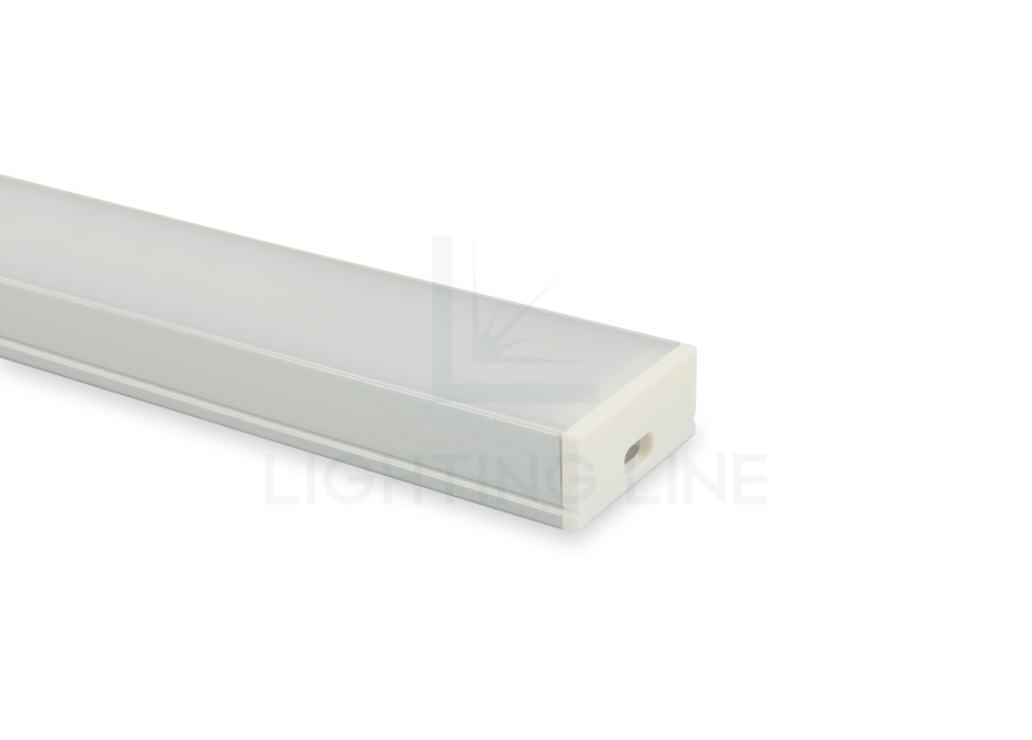 Tapa para perfil en aluminio para tiras de led PRA-SL06-WP-W Tapa para perfil en aluminio para tiras de led PRA-SL06-WP-W