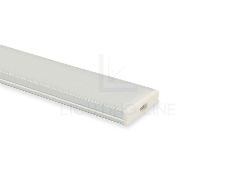 Perfil en aluminio para tiras de led PRA-SL07-WP-W Perfil en aluminio para tiras de led PRA-SL07-WP-W