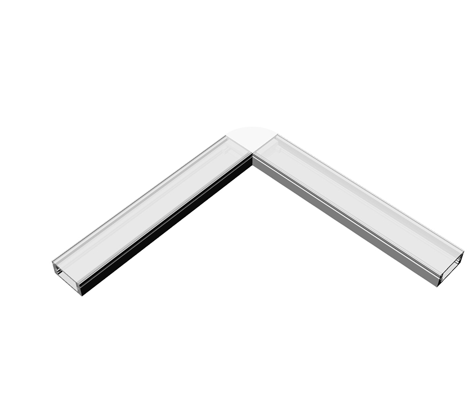 Tapa para perfil en aluminio para tiras de led PRA-SL08-X
