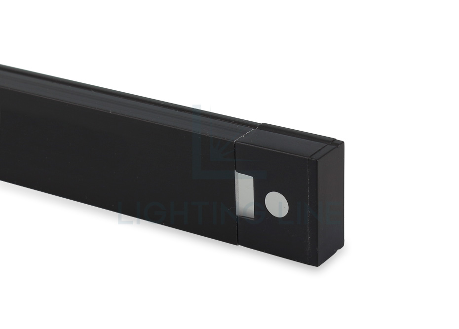 Tapa para perfil en aluminio para tiras de led PRA-SL08-BP-F