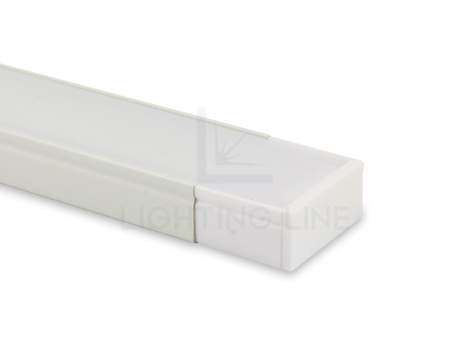 Tapa para perfil en aluminio para tiras de led PRA-SL08-WP-F Tapa para perfil en aluminio para tiras de led PRA-SL08-WP-F