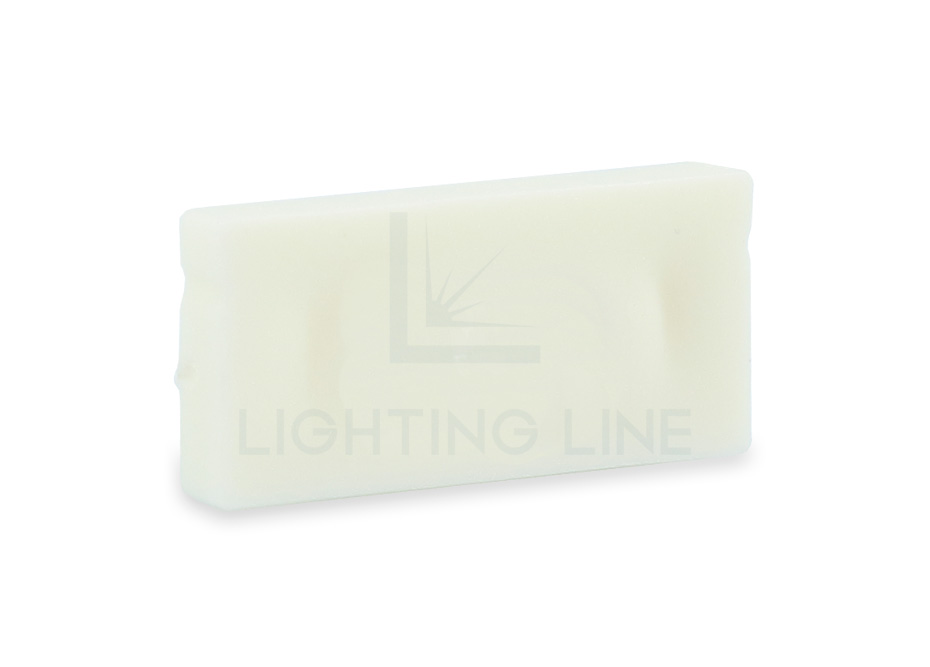 Tapa para perfil en aluminio para tiras de led PRA-SL08-WP-N