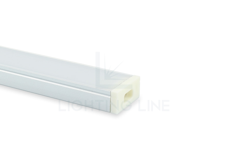 Tapa para perfil en aluminio para tiras de led PRA-SL08-WP-W Tapa para perfil en aluminio para tiras de led PRA-SL08-WP-W