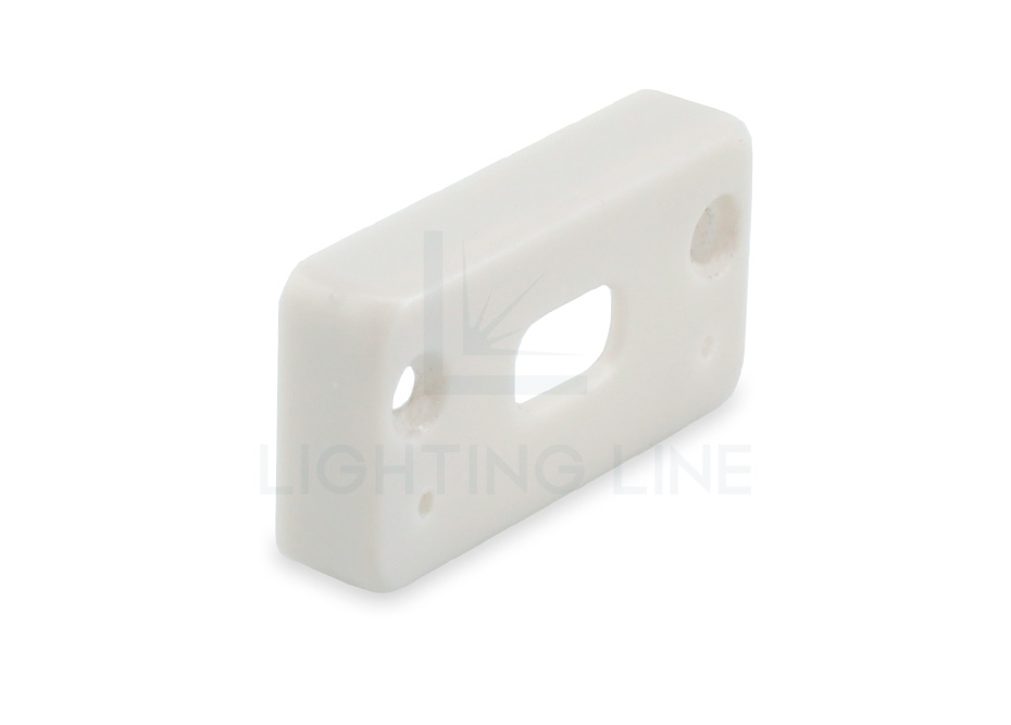 Tapa para perfil en aluminio para tiras de led PRA-SL09-GP-W