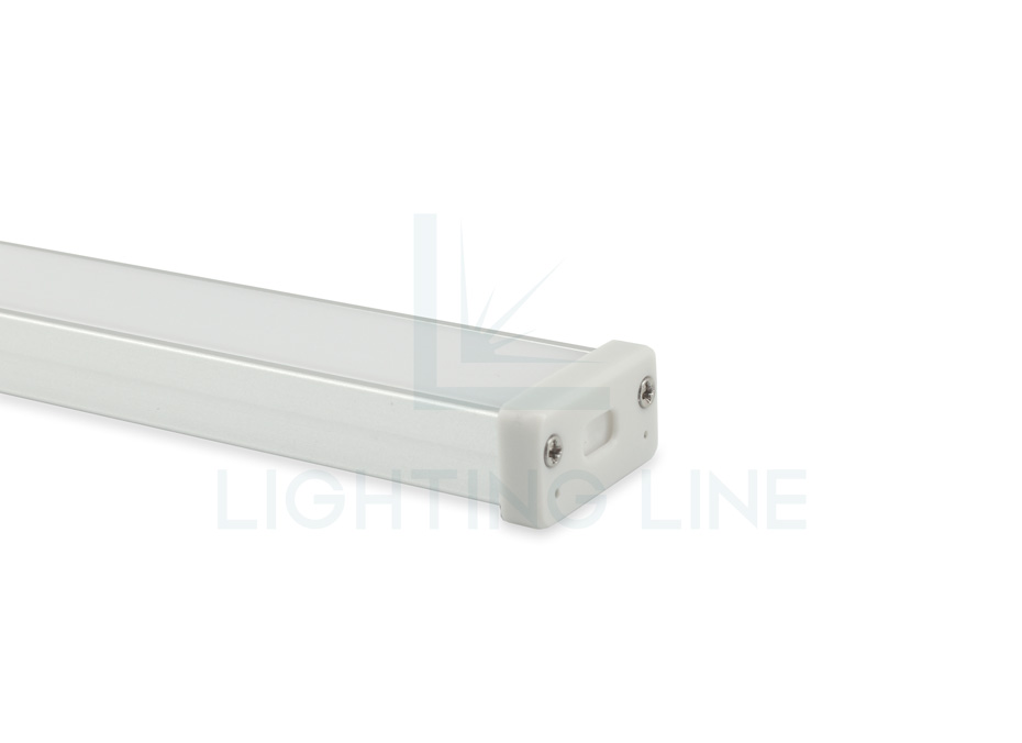 Tapa para perfil en aluminio para tiras de led PRA-SL09-GP-W