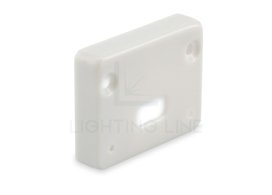 Tapa para perfil en aluminio para tiras de led PRA-SL10-GP-W