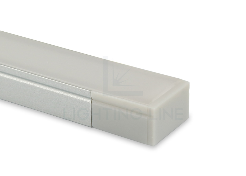 Tapa para perfil en aluminio para tiras de led PRA-SL12-GP-F Tapa para perfil en aluminio para tiras de led PRA-SL12-GP-F