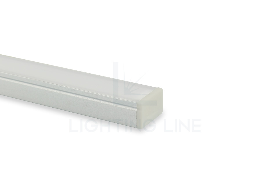 Tapa para perfil en aluminio para tiras de led PRA-SL12-GP-N