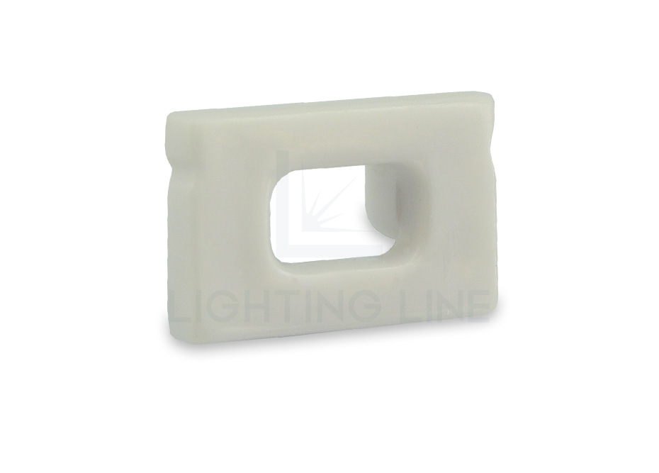 Tapa para perfil en aluminio para tiras de led PRA-SL12-GP-W