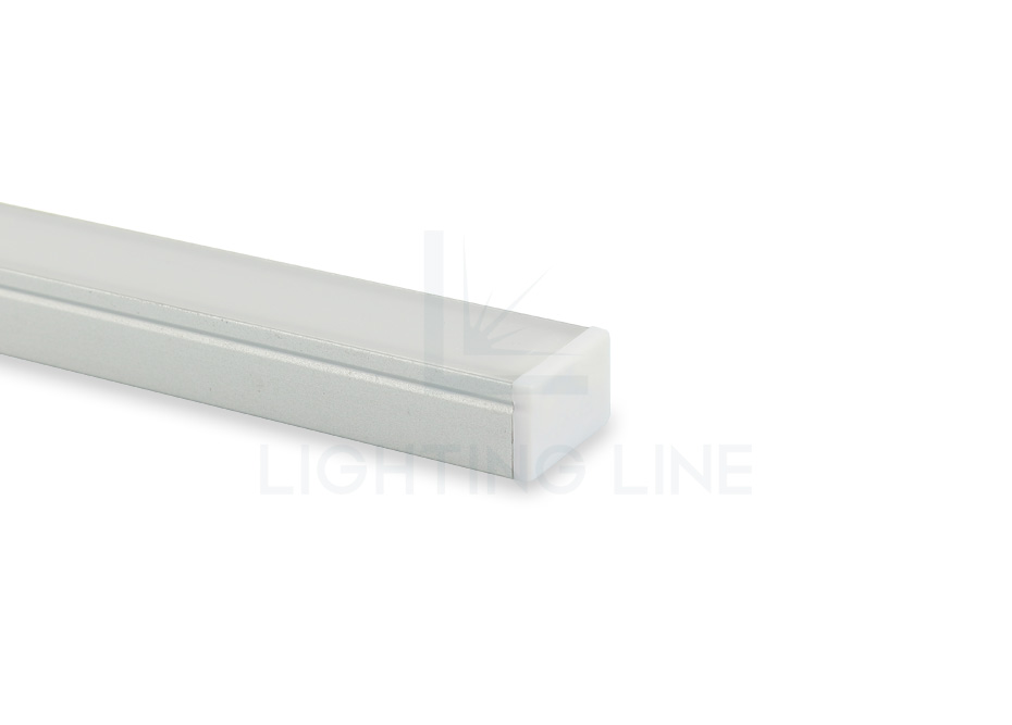 Tapa para perfil en aluminio para tiras de led PRA-SL12-WP-N
