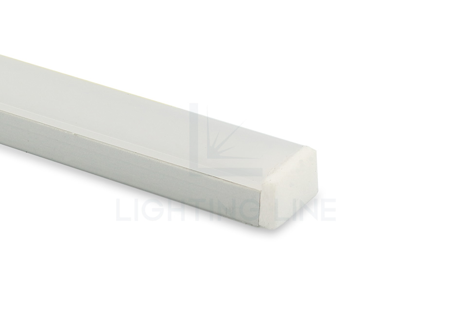 Tapa para perfil en aluminio para tiras de led PRA-SL13-WP-U