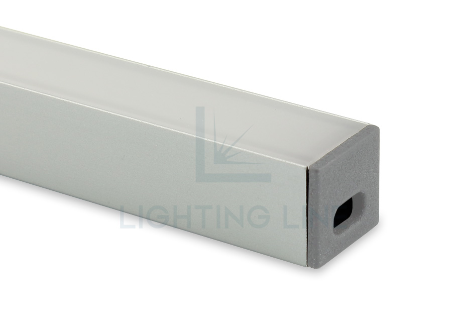 Tapa para perfil en aluminio para tiras de led PRA-SL14-GP-W