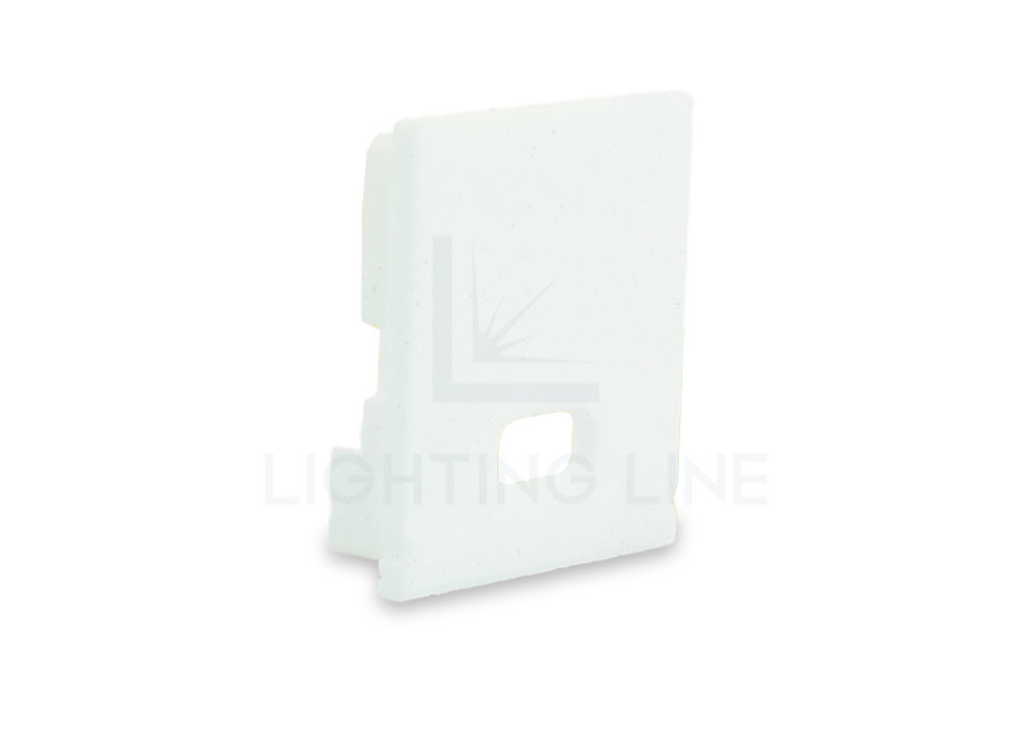 Tapa para perfil en aluminio para tiras de led PRA-SL15A-WP-W