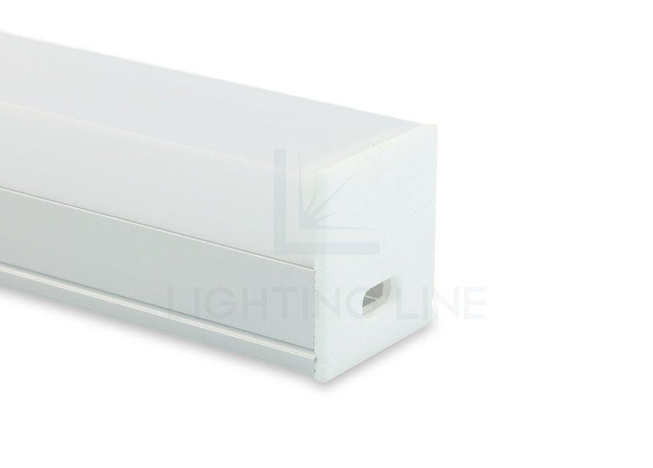 Tapa para perfil en aluminio para tiras de led PRA-SL15A-WP-W