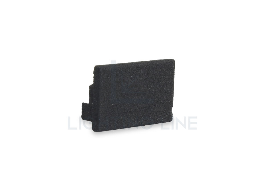 Tapa para perfil en aluminio para tiras de led PRA-SL15B-BP-N