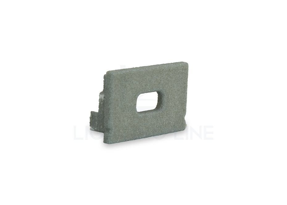 Tapa para perfil en aluminio para tiras de led PRA-SL15B-GP-W