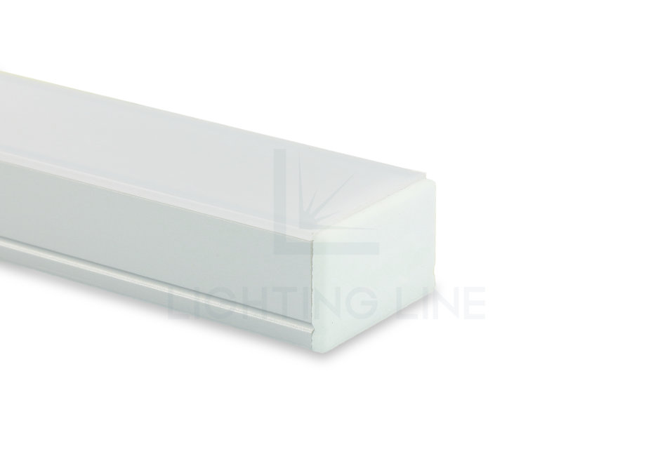 Tapa para perfil en aluminio para tiras de led PRA-SL15B-WP-N