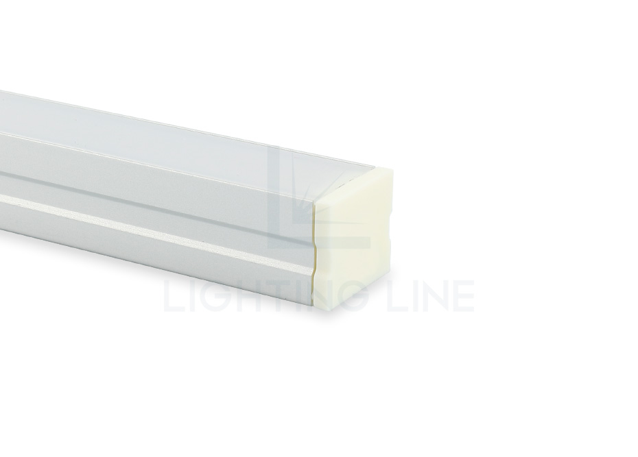 Tapa para perfil en aluminio para tiras de led PRA-SL05-WP-N
