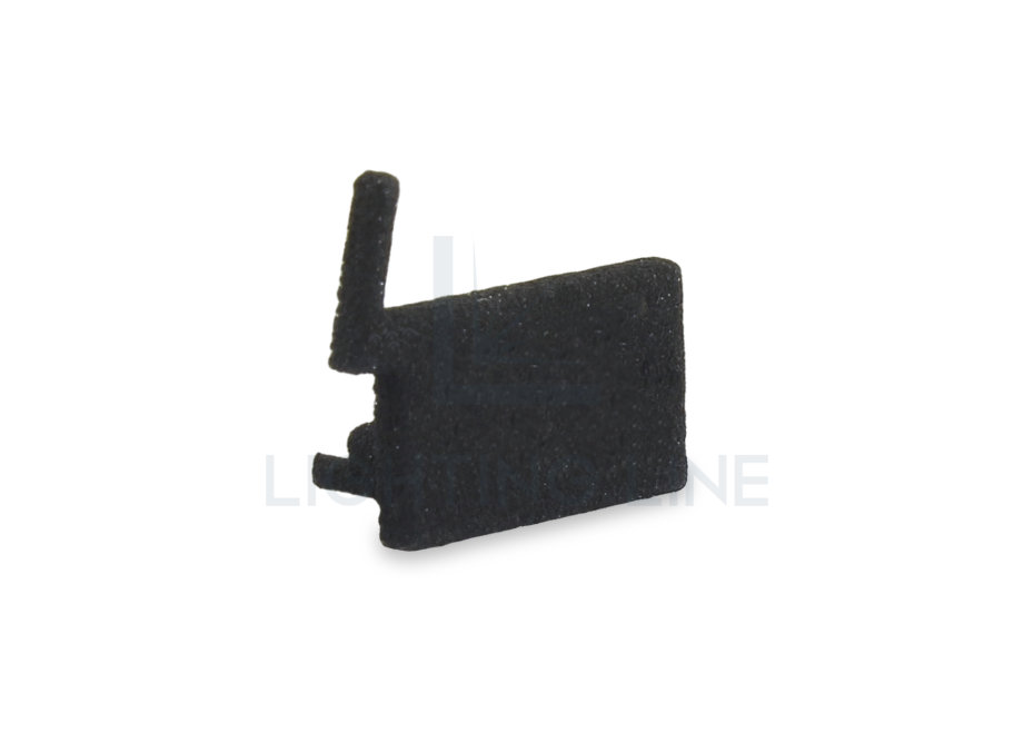 Tapa para perfil en aluminio para tiras de led PRA-SL16L-BP-N