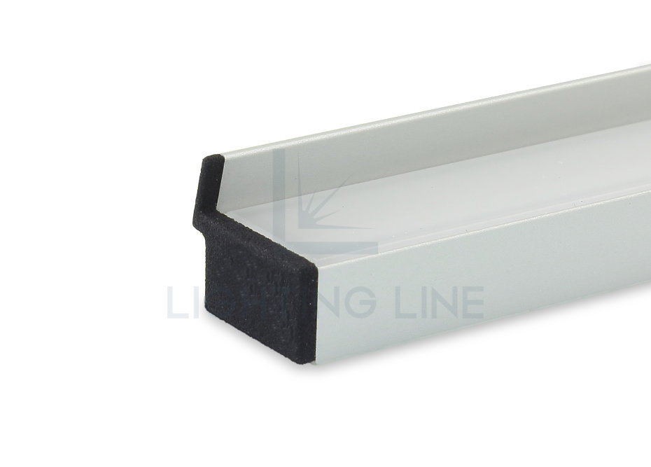 Tapa para perfil en aluminio para tiras de led PRA-SL16L-BP-N