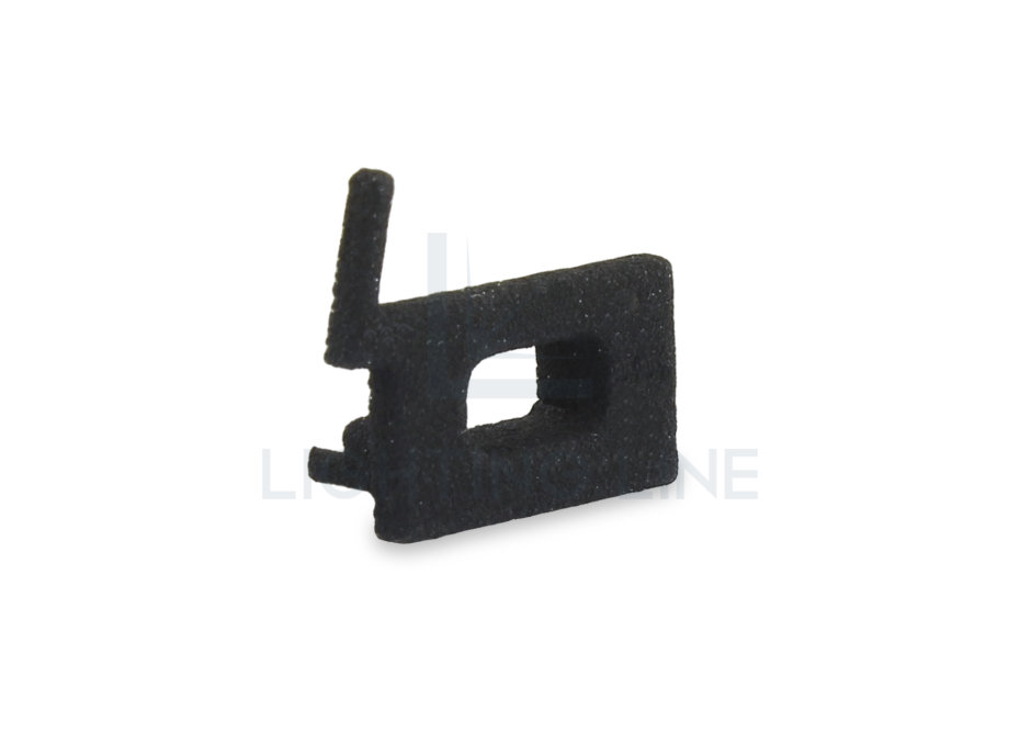 Tapa para perfil en aluminio para tiras de led PRA-SL16L-BP-W