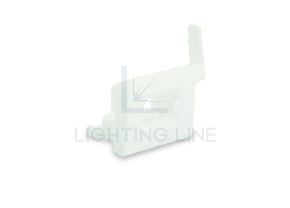 Tapa para perfil en aluminio para tiras de led PRA-SL16R-WP-W