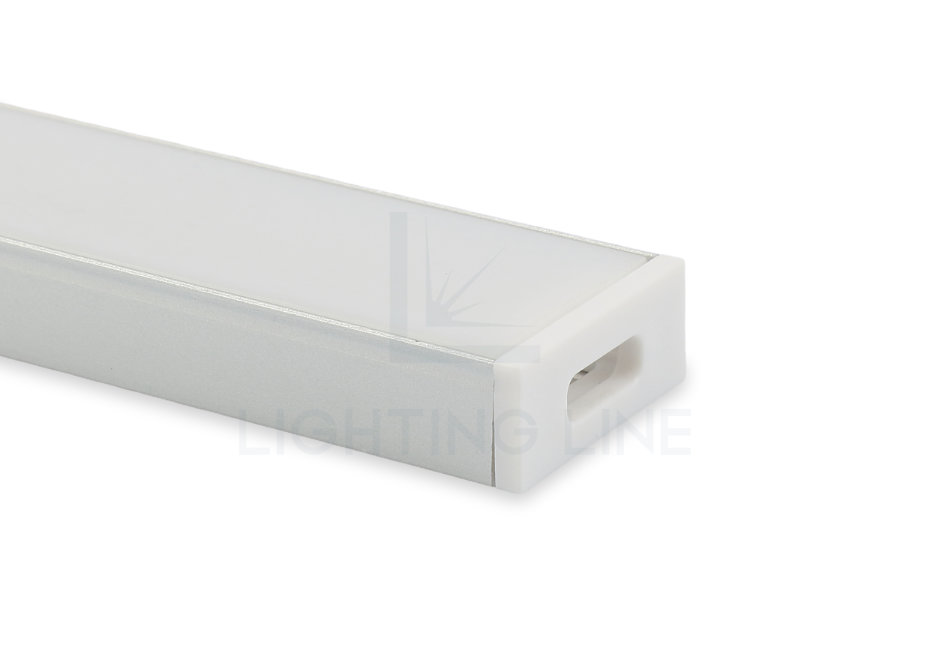 Tapa para perfil en aluminio para tiras de led PRA-SL17-WP-W Tapa para perfil en aluminio para tiras de led PRA-SL17-WP-W
