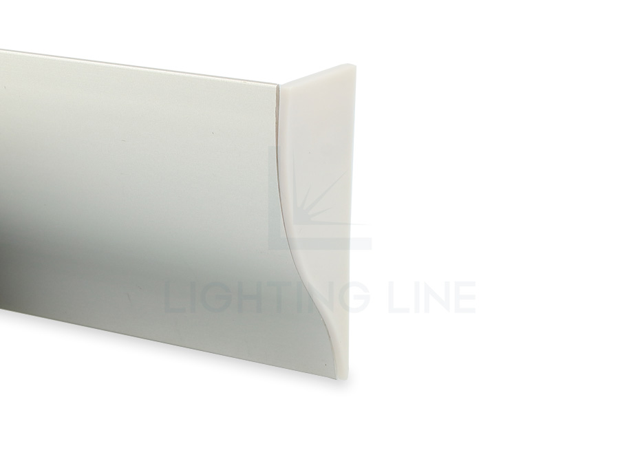 Tapa para perfil en aluminio para tiras de led PRA-WL01R-GP-U