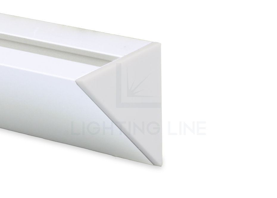 Tapa para perfil en aluminio para tiras de led PRA-WL02D-WP-U Tapa para perfil en aluminio para tiras de led PRA-WL02D-WP-U