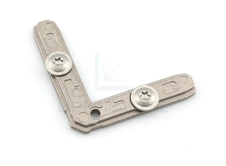 Unión de metal para perfiles de aluminio de espejo 90° horizontal PRM-AC06-M